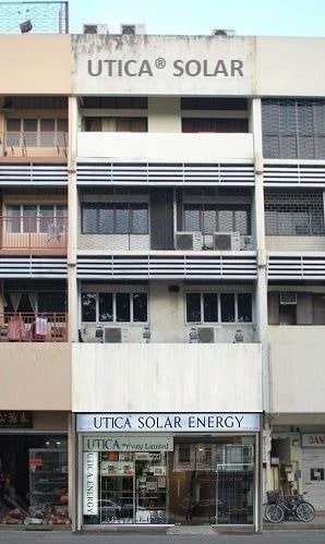 Utica solar storefront