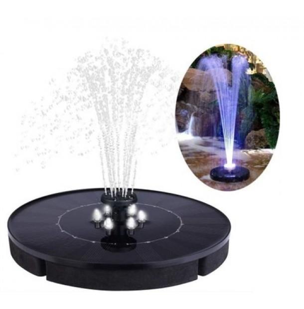 led solar fountain