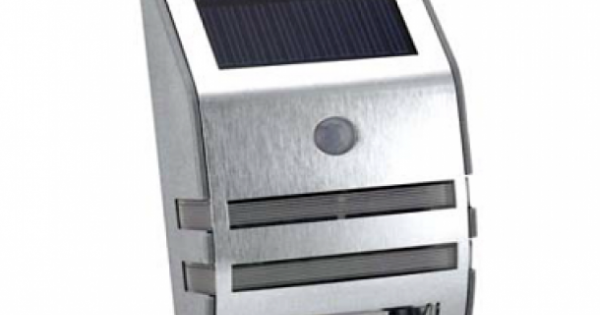 stainless steel solar wall light